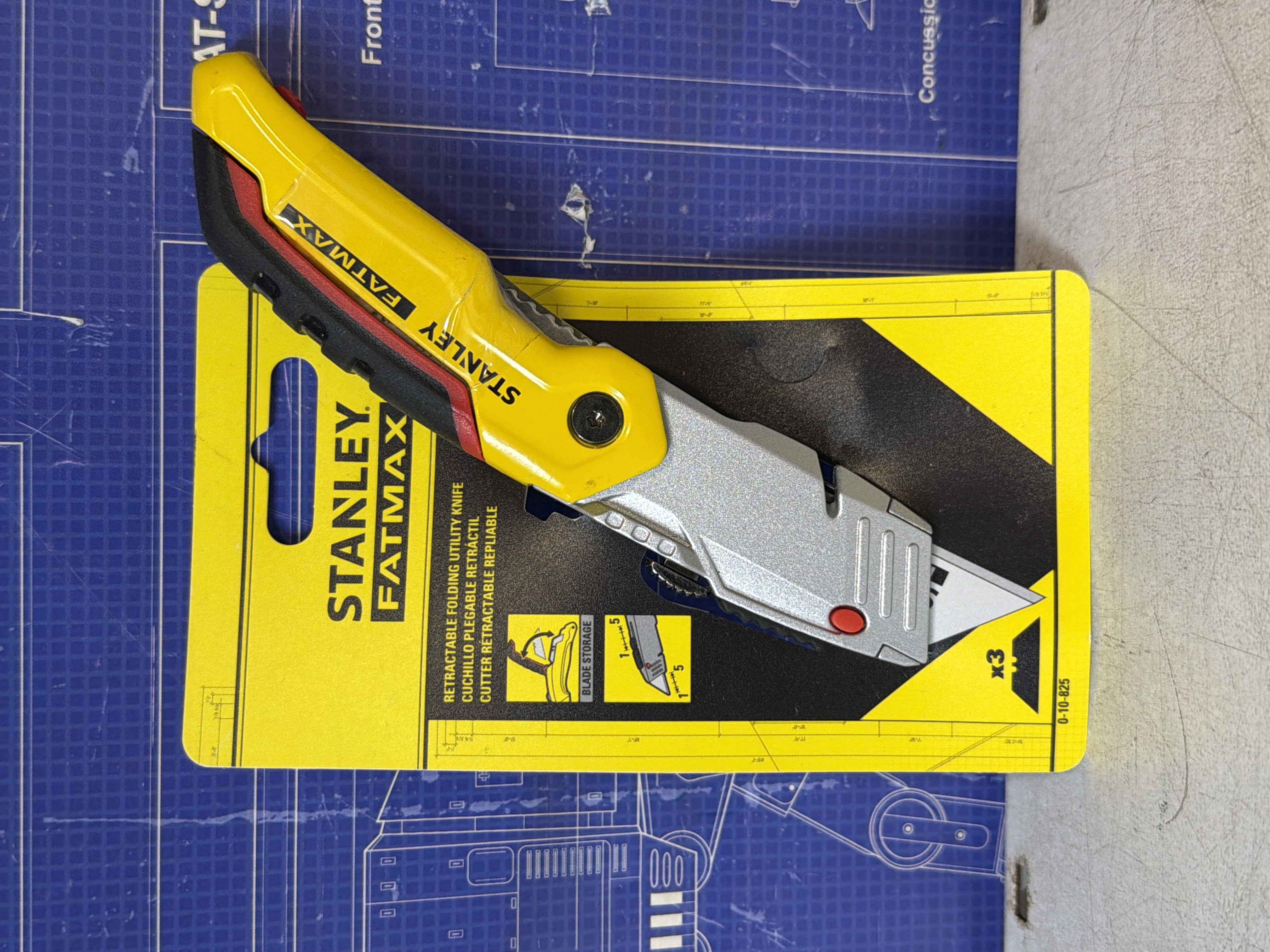 Couteau utilitaire Stanley FatMax 0-10-825 pliable rétractable