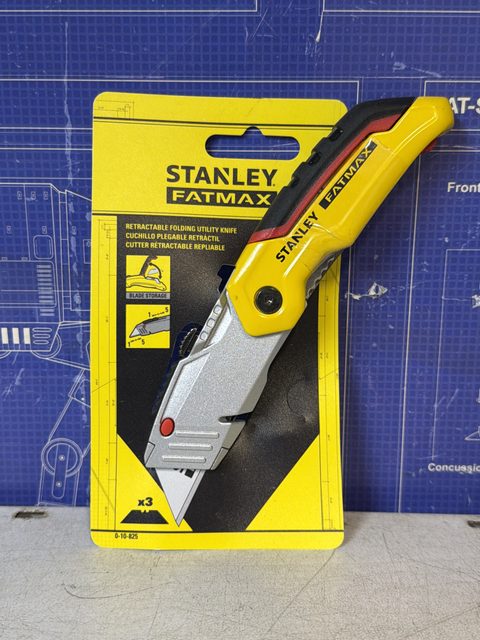 Couteau utilitaire Stanley FatMax 0-10-825 pliable rétractable