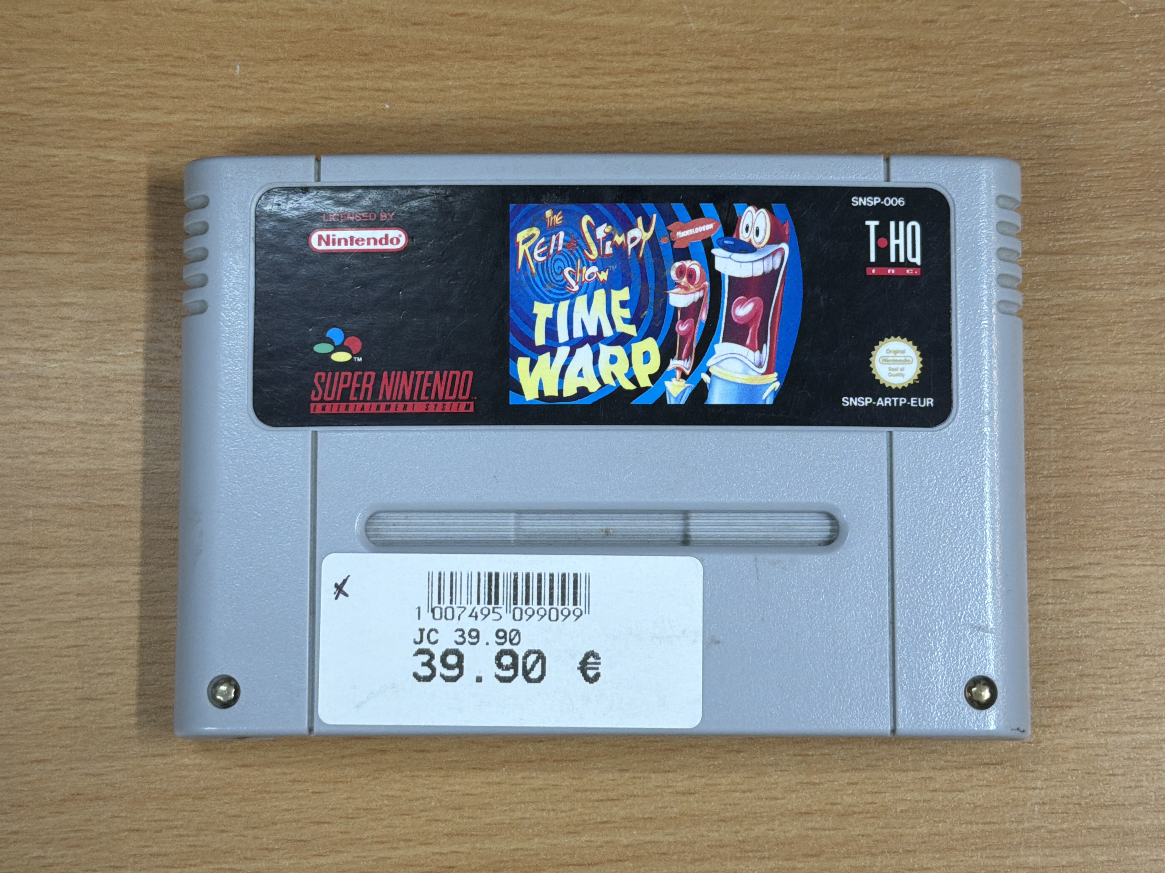 Jeu Super Nintendo The Ren & Stimpy Show Time Warp