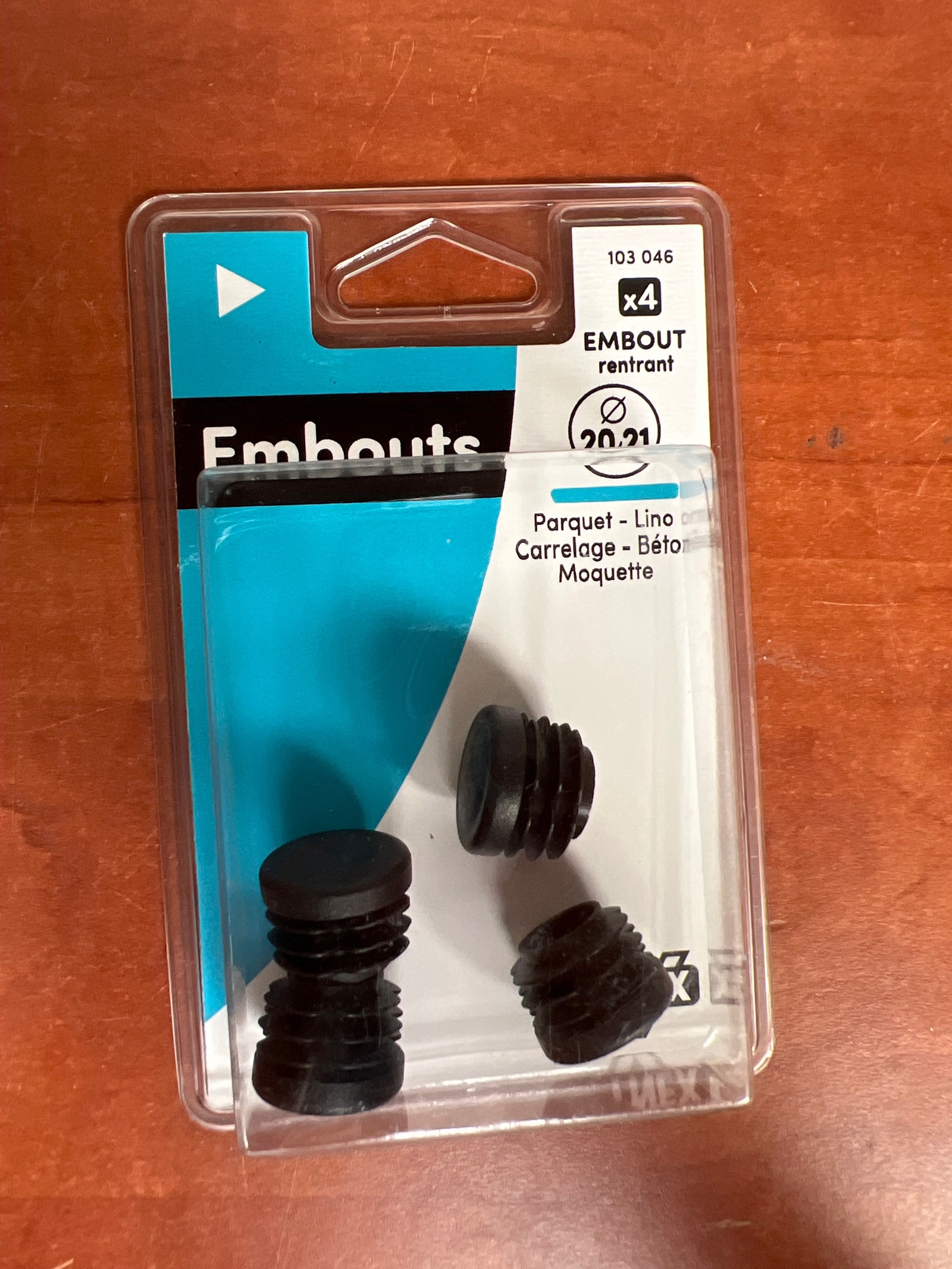 Embouts rentrants Ø 20-21 mm