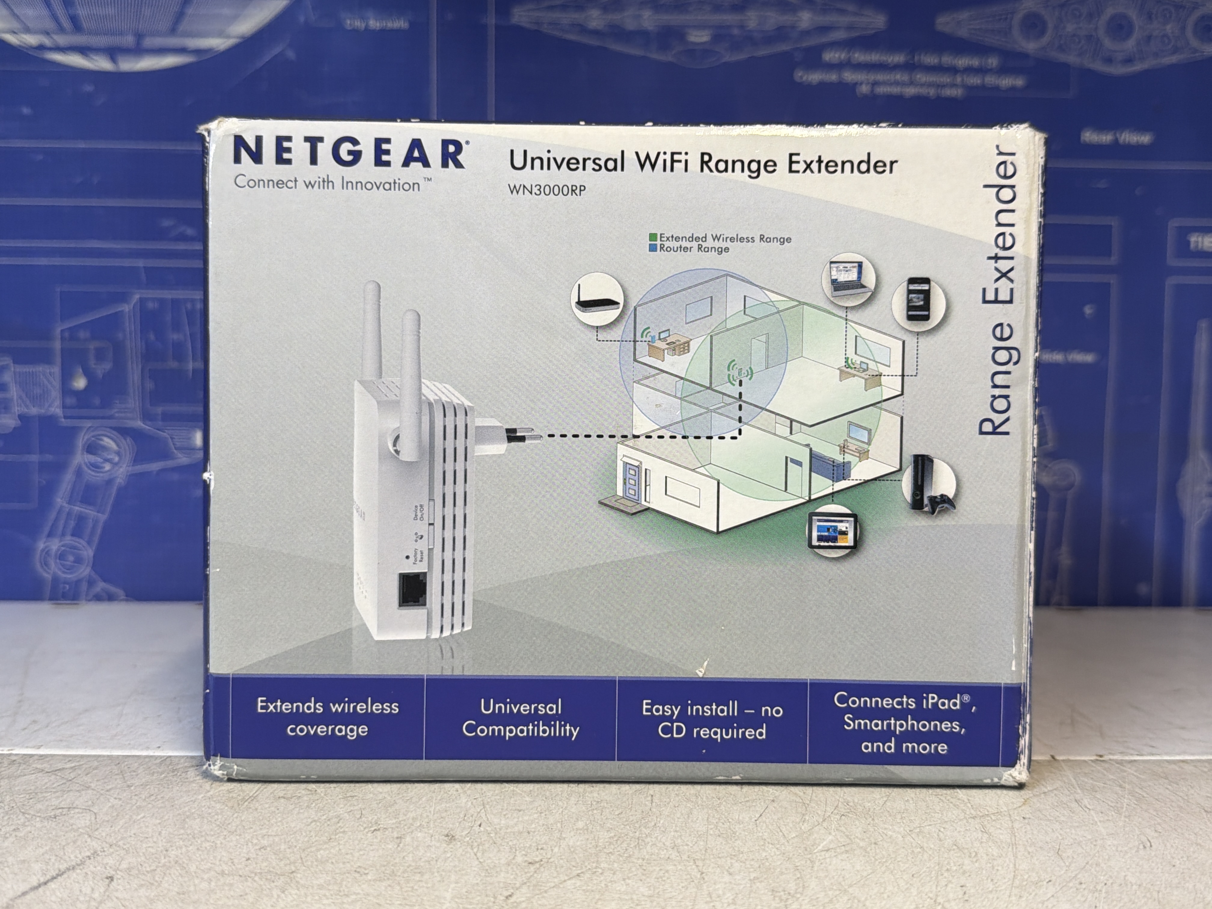 Netgear WN3000RP répéteur Wi‑Fi N300 avec port Ethernet