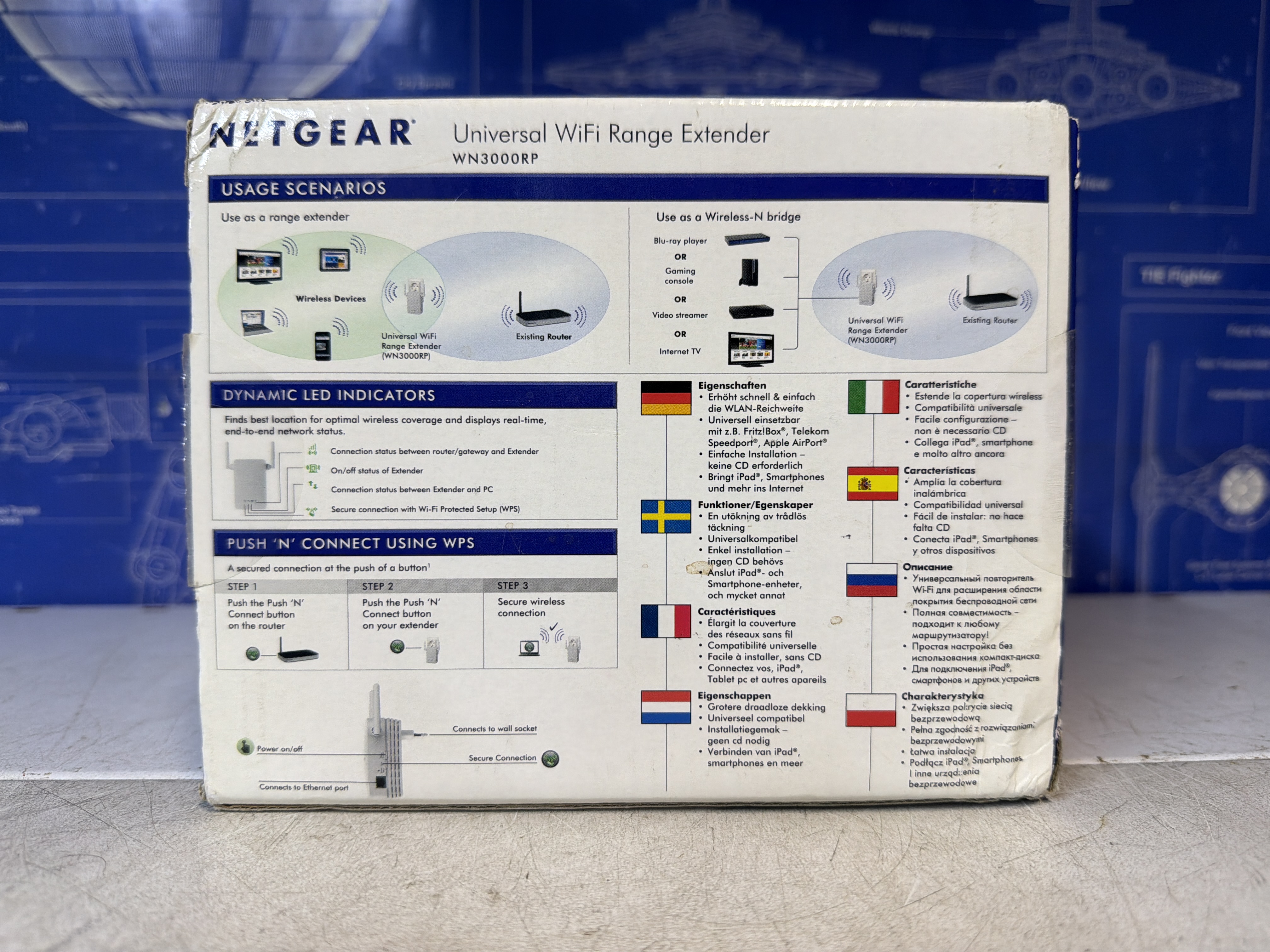 Netgear WN3000RP répéteur Wi‑Fi N300 avec port Ethernet — photo 2