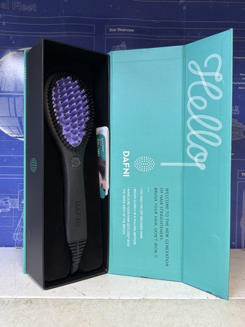 Brosse lissante Dafni The Original noir et violet