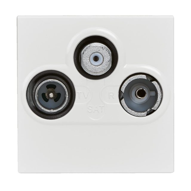 Prise TV LEGRAND FM Sat Mosaic Blanc 2 Modules