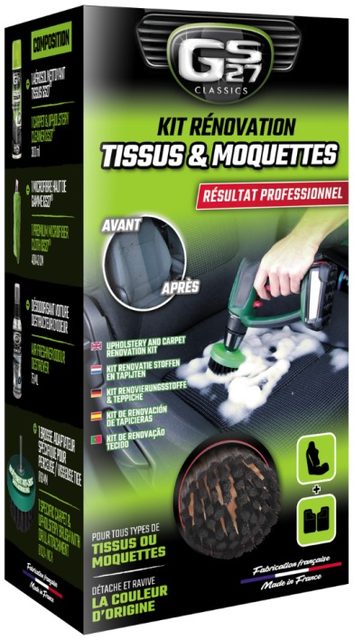 GS27 Kit rénovation tissus et moquettes auto
