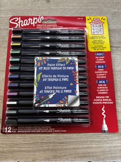 Set de 12 marqueurs peinture Sharpie Creative Markers Acrylic