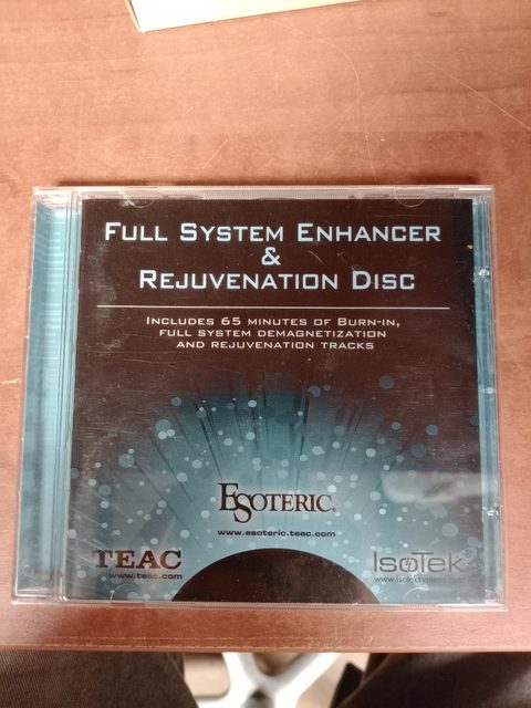 CD Esoteric Isotek Full System Enhancer Rejuvenation Disc