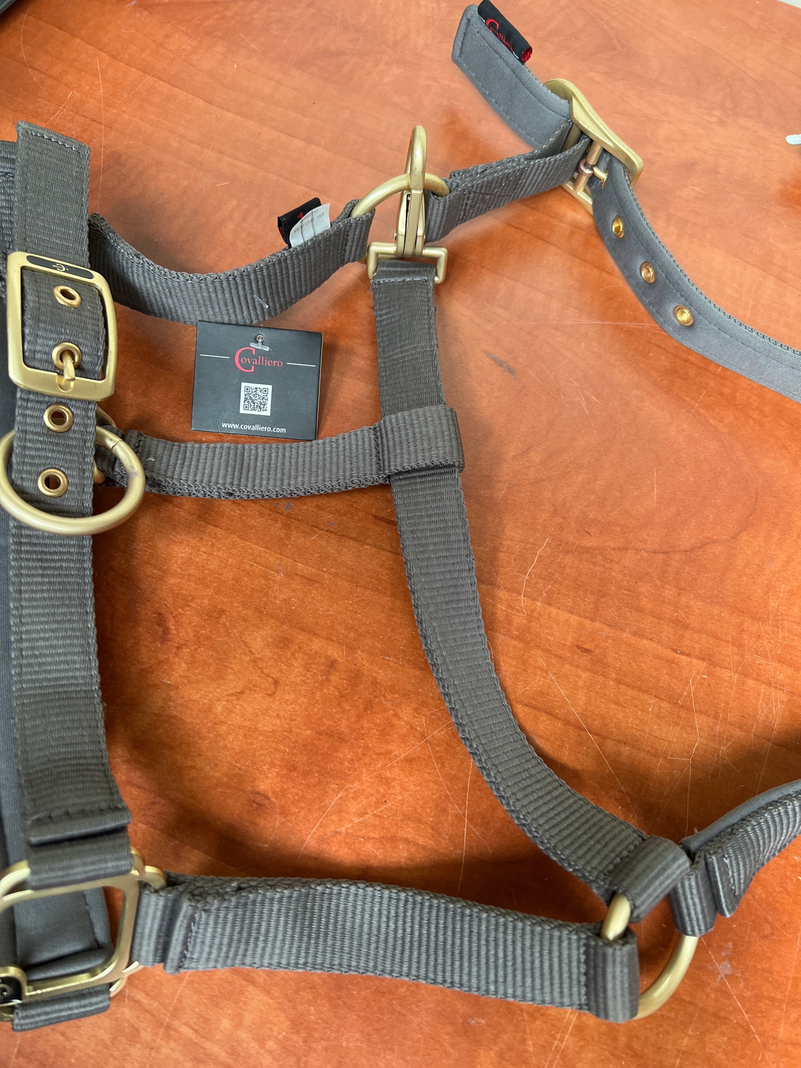Licol Covalliero gris pour cheval