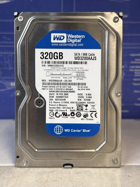 Disque dur interne Western Digital WD3200AAJS 320 Go SATA