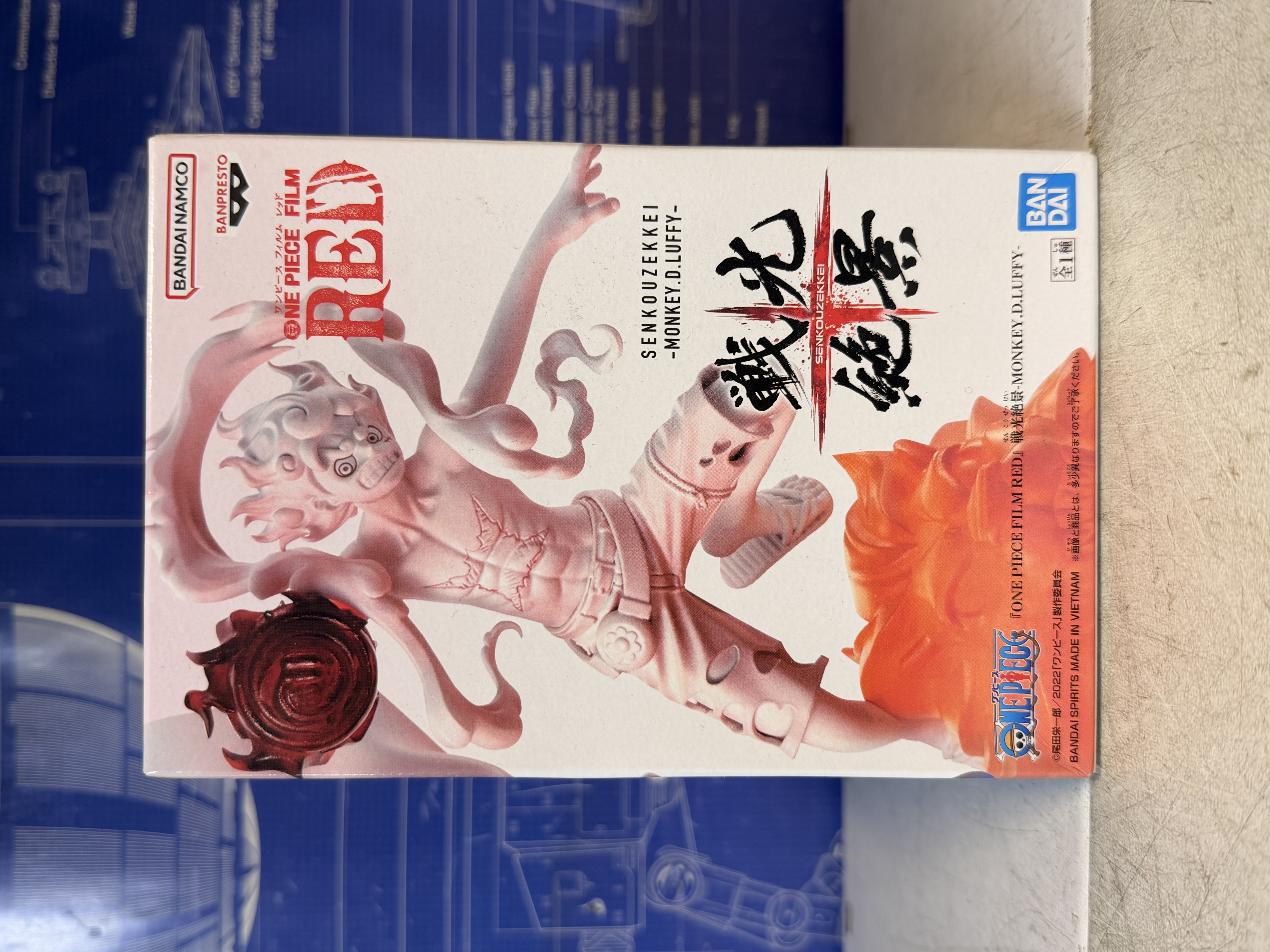 Figurine Luffy One Piece Film Red Senkouzekkei Banpresto
