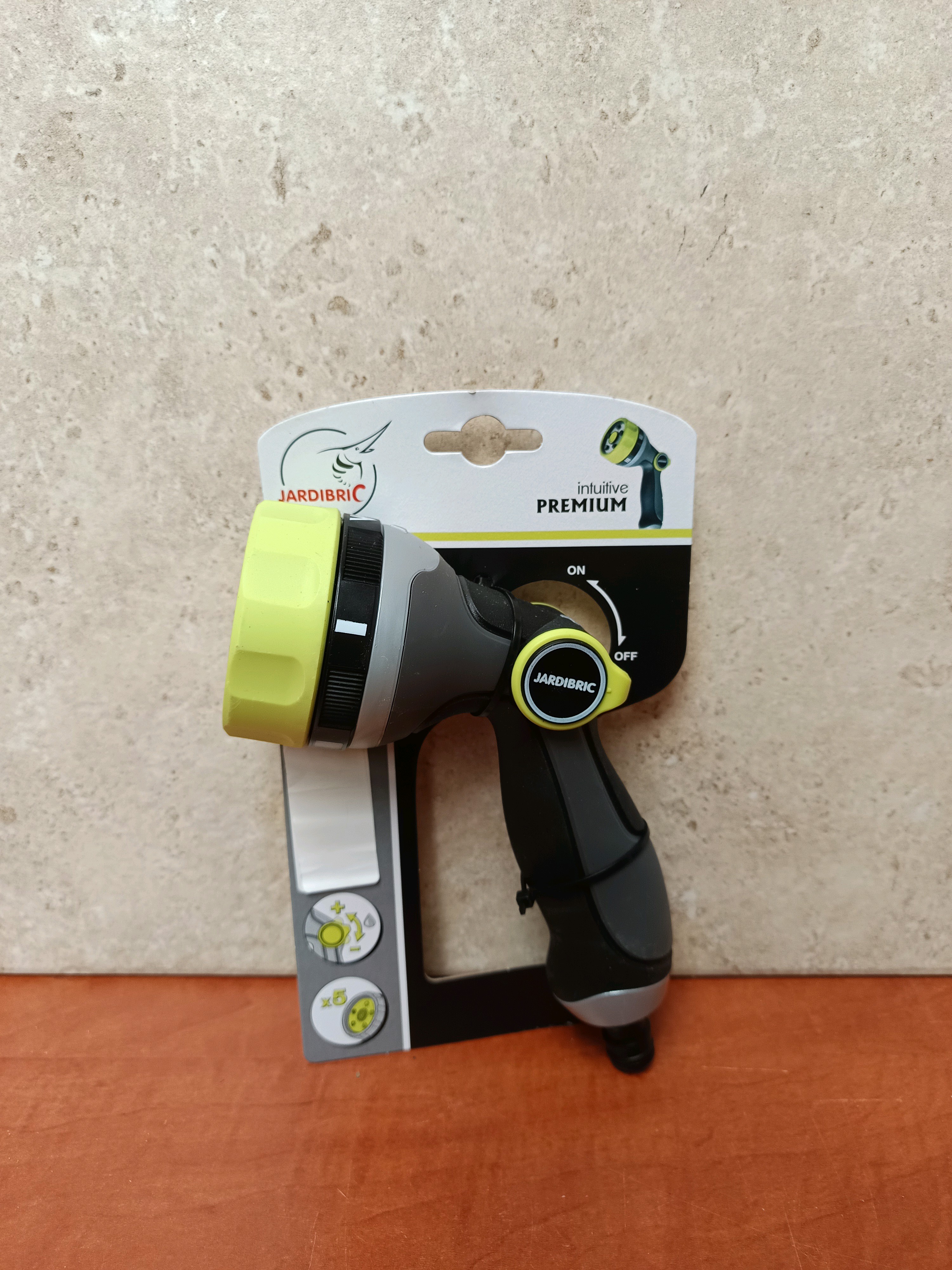 JARDIBRIC Pistolet d’arrosage Premium 5 jets