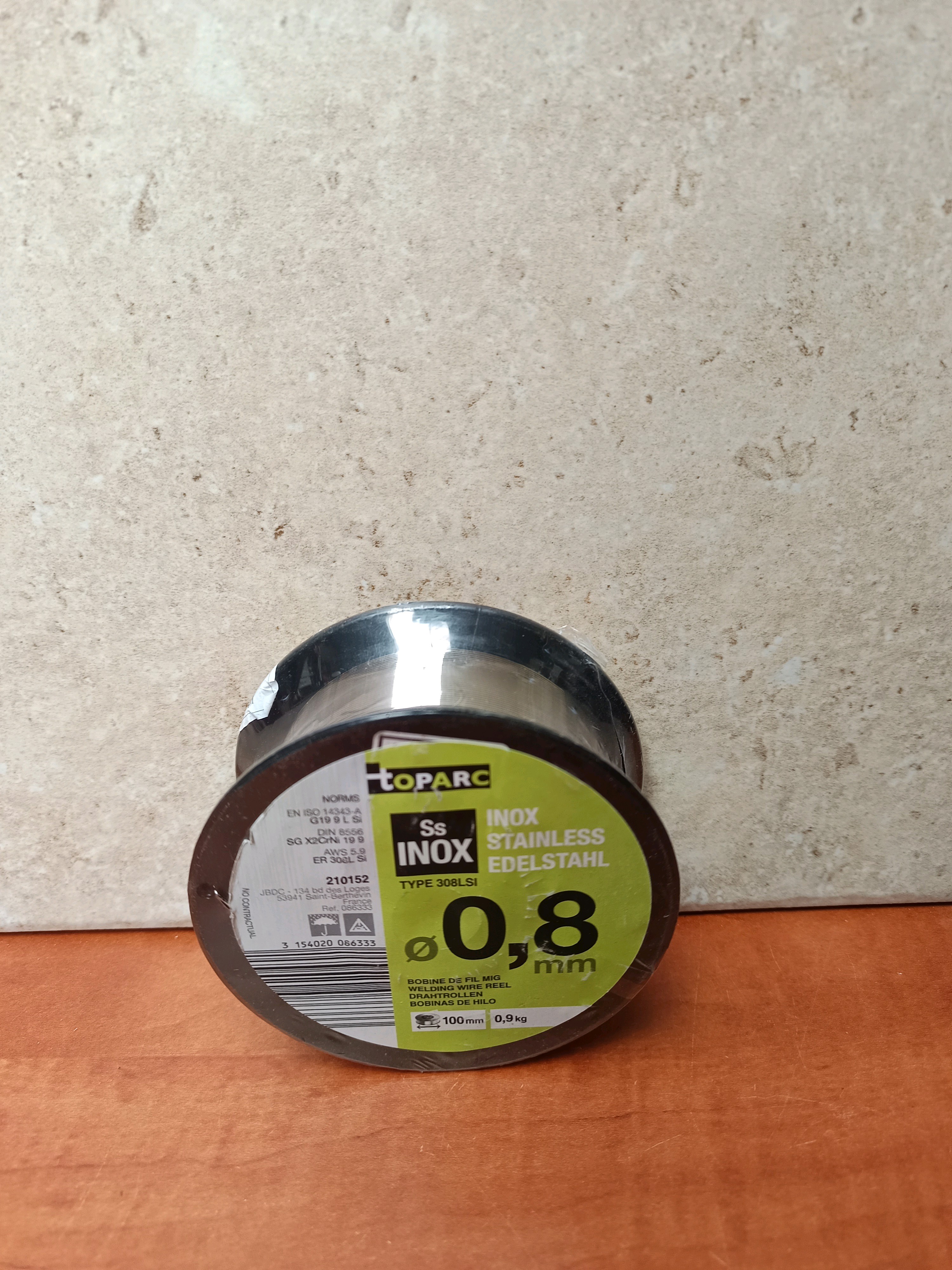 TOPARC fil inox 0,8 mm (bobine)