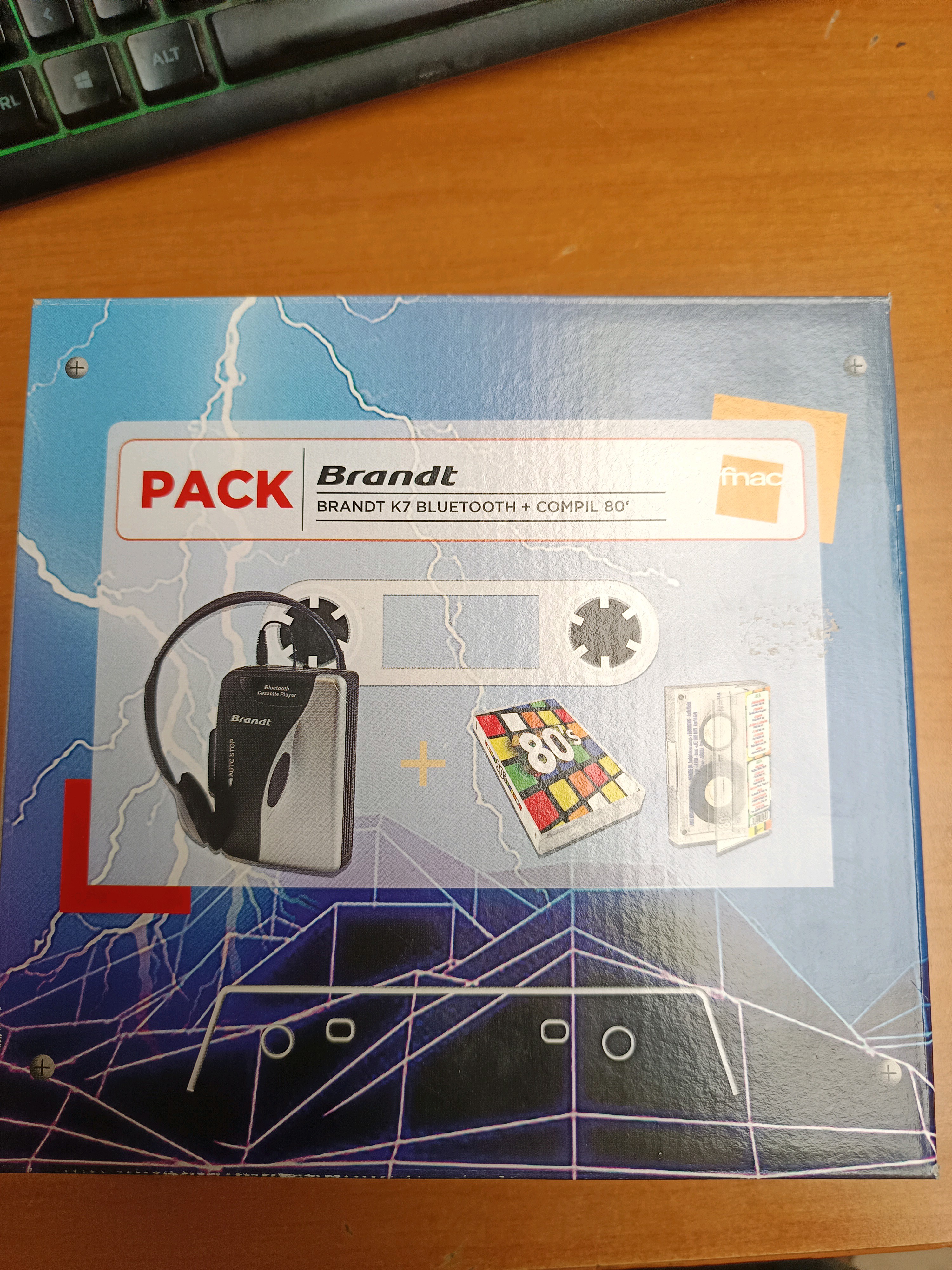 Brandt K7 Bluetooth + Compil 80' – Pack Fnac