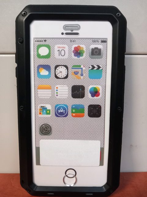 Coque de protection pour iPhone 5/5s/SE (1re génération) - cadre noir