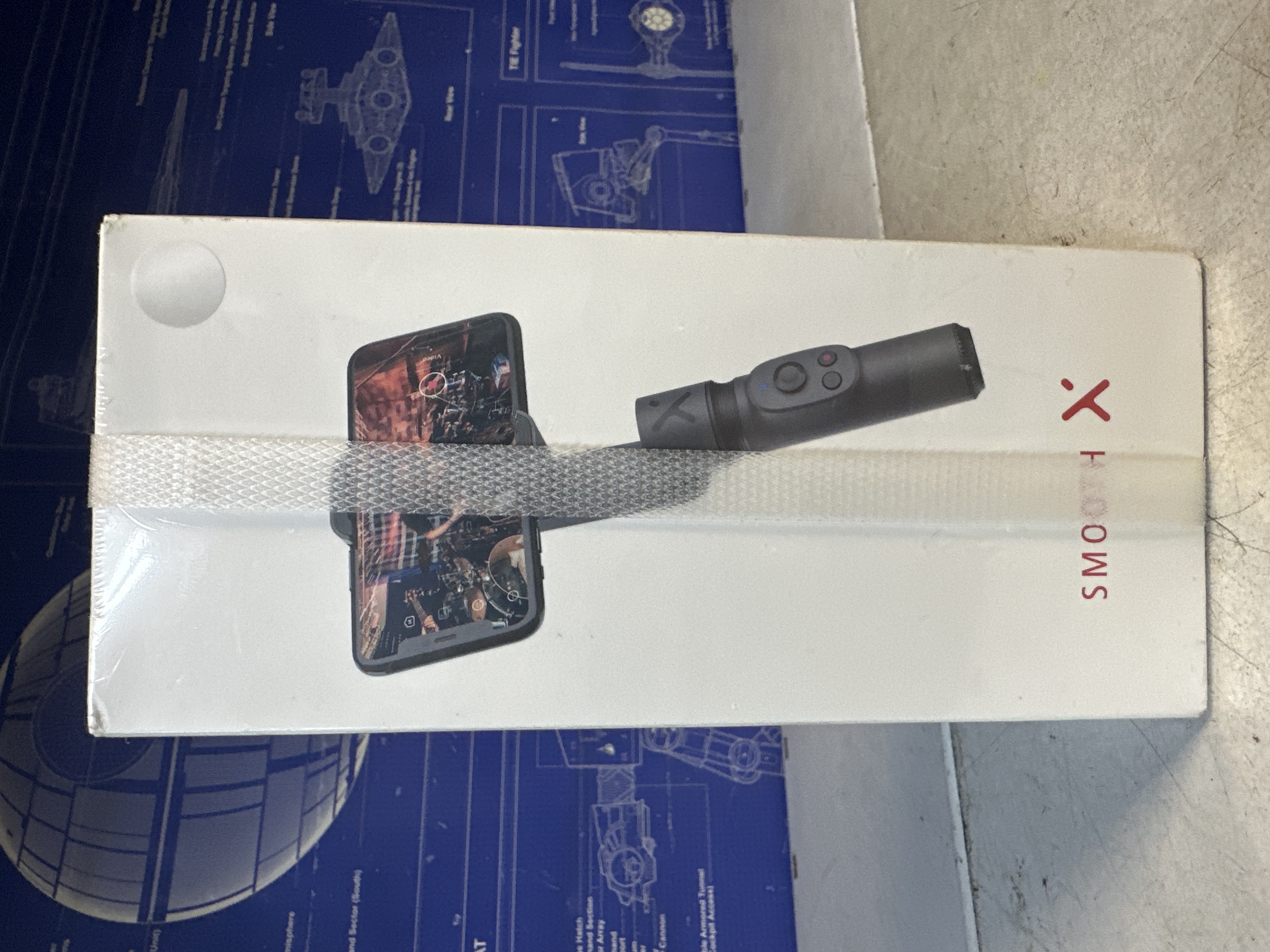 Zhiyun Smooth X stabilisateur smartphone pliable blanc