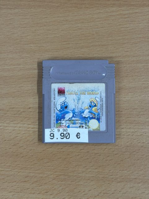 The Smurfs Travel the World Game Boy cartouche