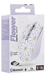 Souris sans fil rechargeable T'nB ExcluSIV Flower