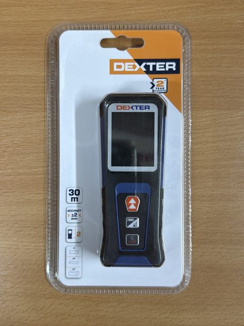 Télémètre laser Dexter 30 m précision ±2 mm