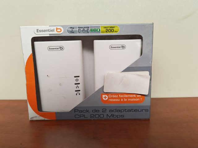 Essentiel b pack de 2 adaptateurs CPL 200 Mbps