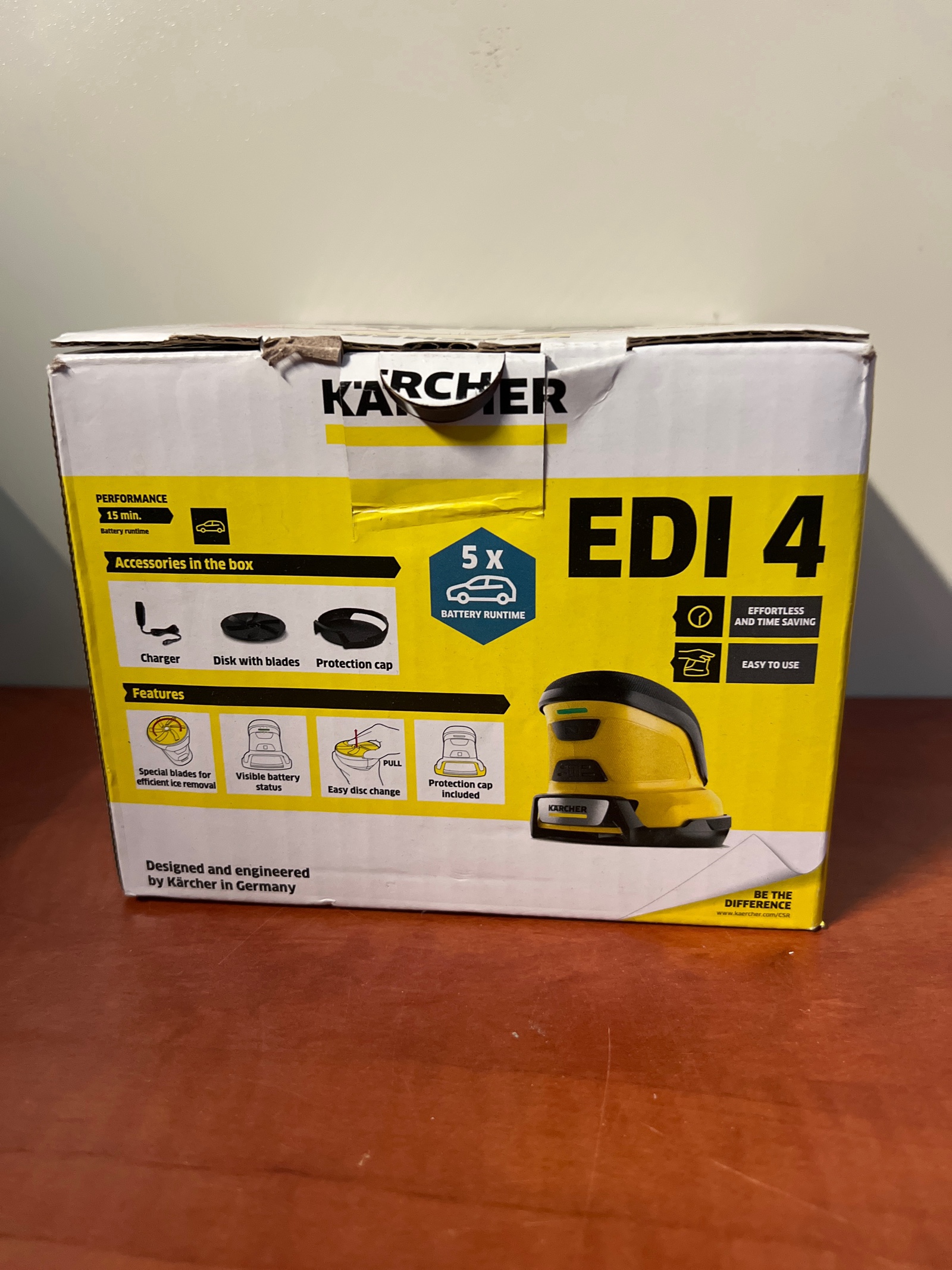 Kärcher EDI 4 grattoir électrique à glace — photo 2