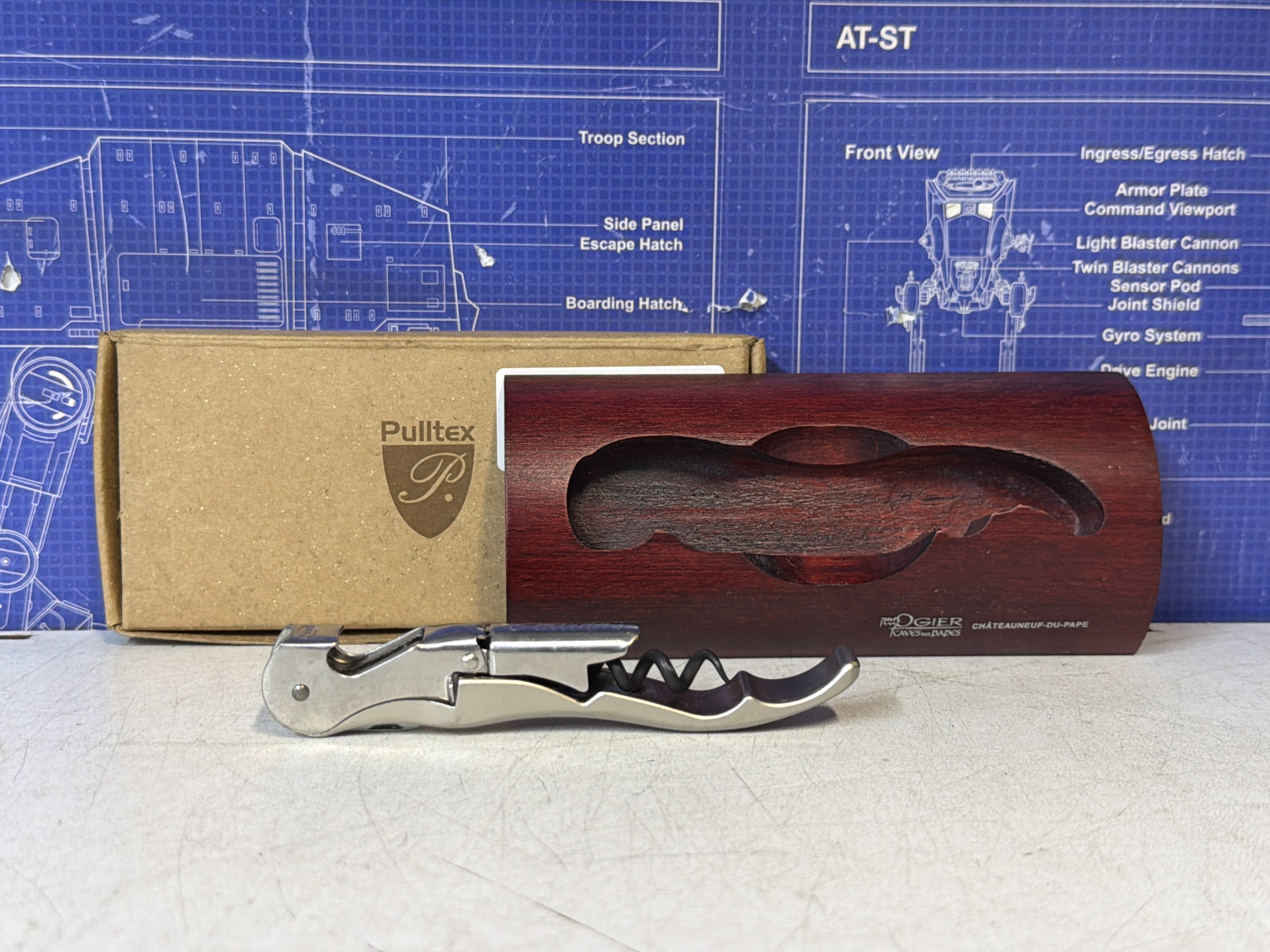 Tire-bouchon Pulltex avec coffret en bois
