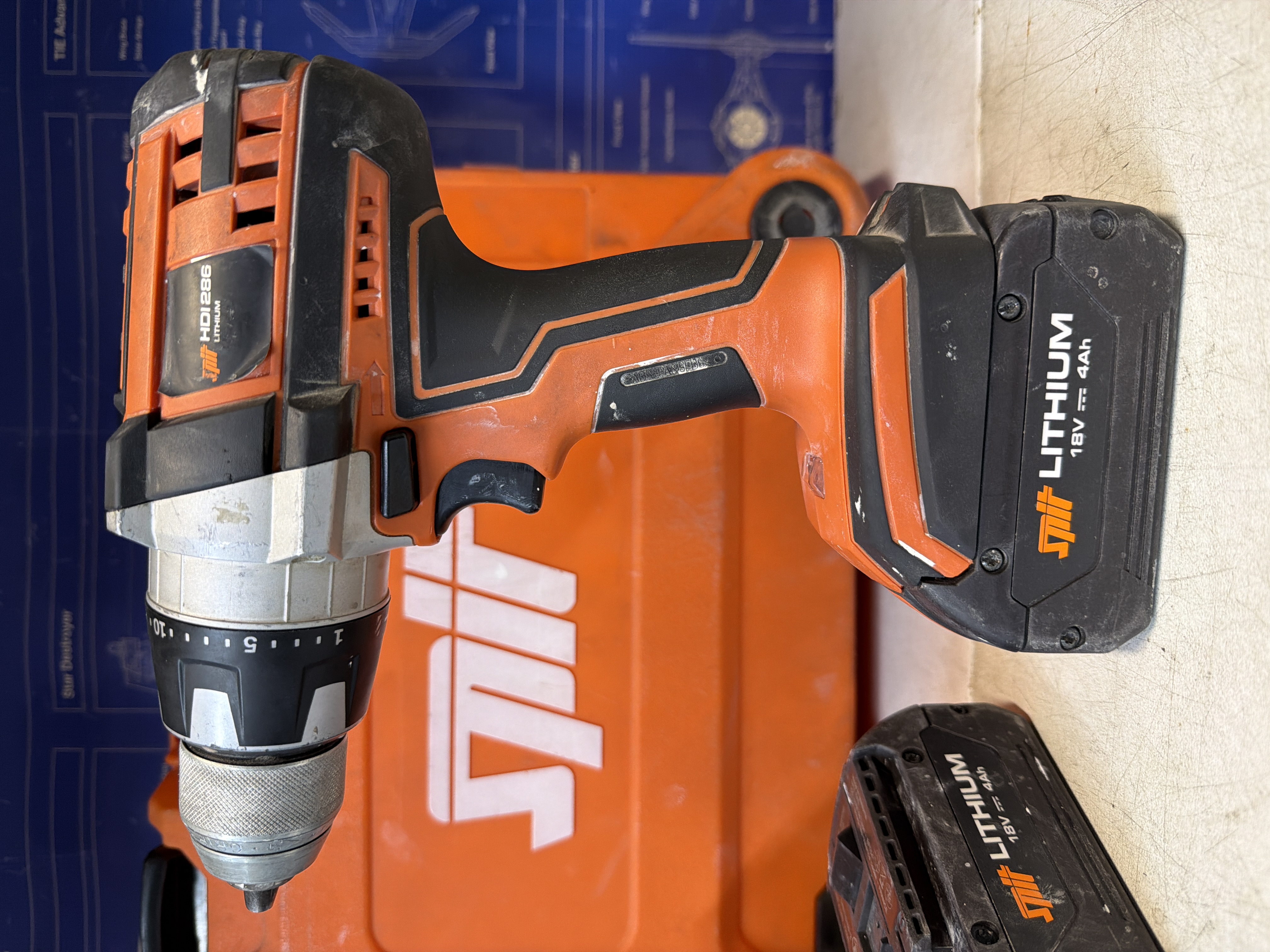 Perceuse-visseuse sans fil Spit HDI 286 Lithium avec 2 batteries, chargeur et coffret — photo 2
