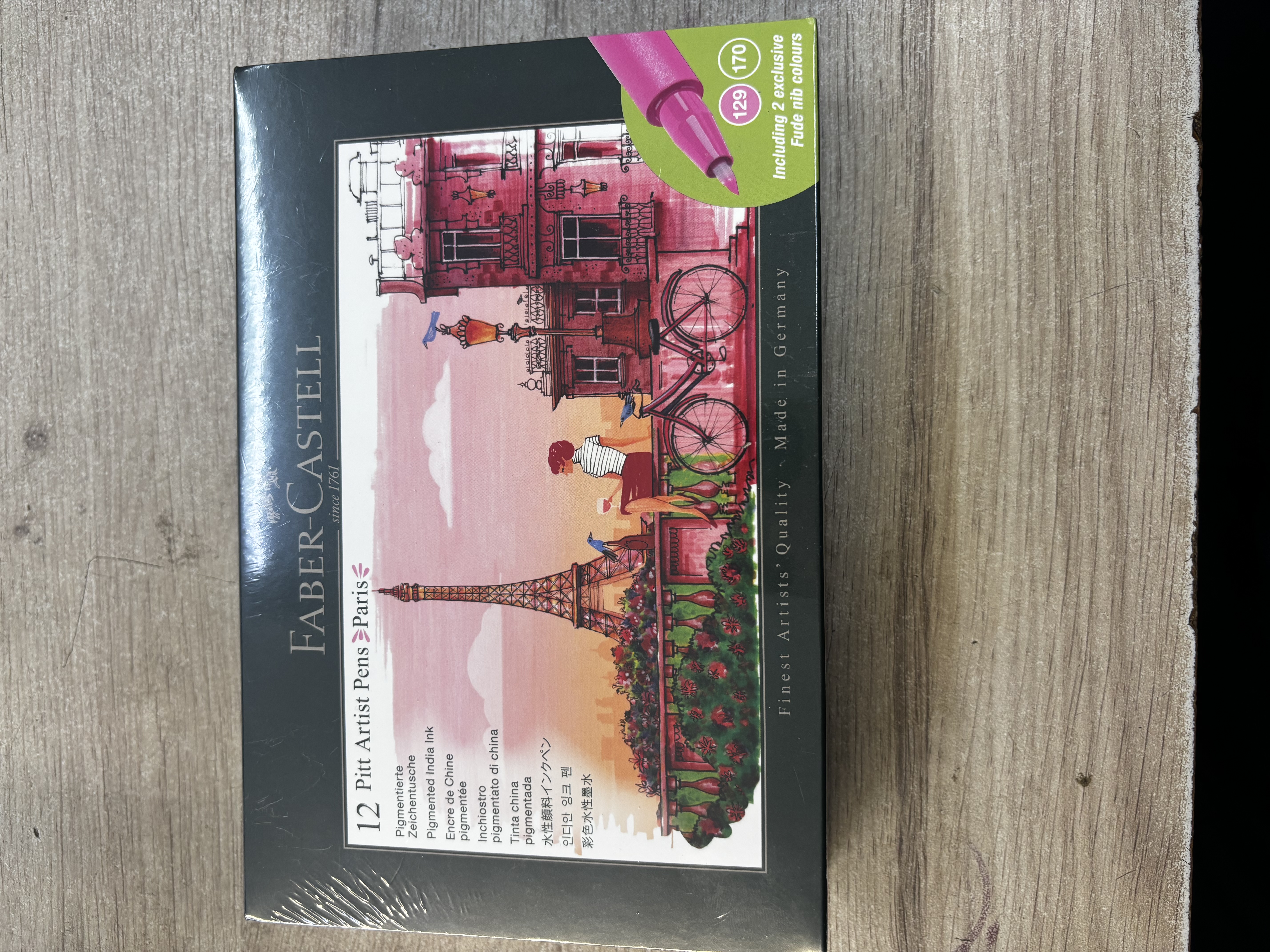 Faber-Castell Pitt Artist Pen coffret cadeau Paris 12 pièces