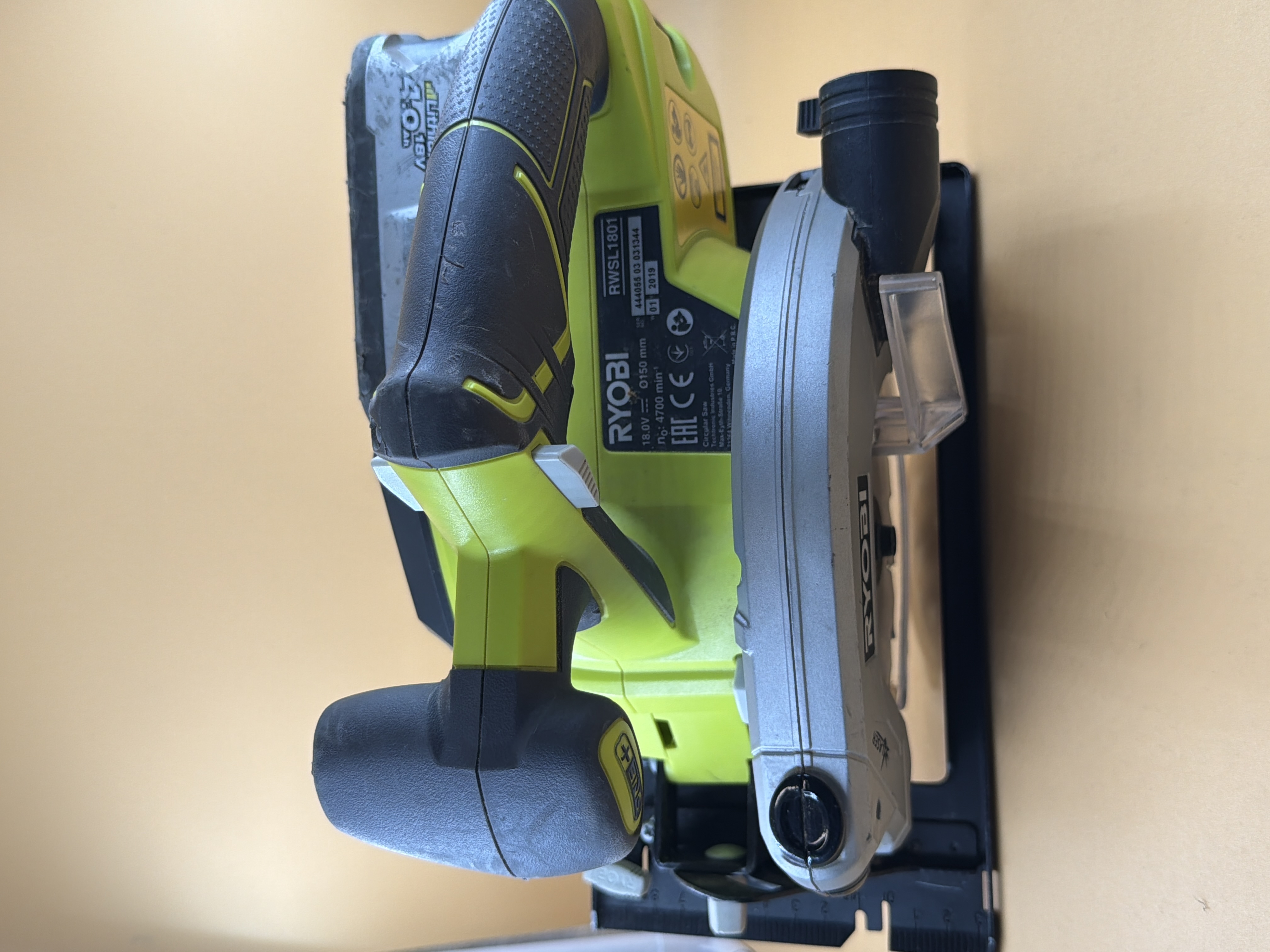Scie circulaire Ryobi RWSL1801 18V 150 mm avec batterie 4,0 Ah — photo 2
