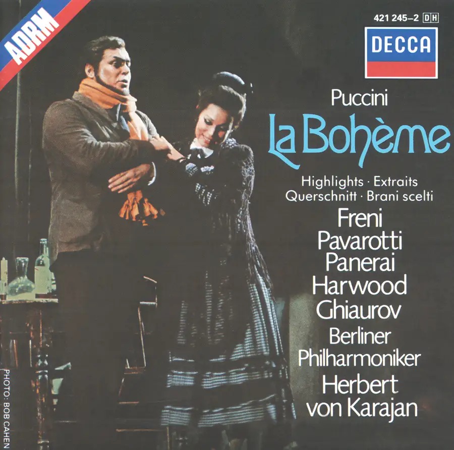 CD Puccini La Bohème Highlights Pavarotti Karajan Decca
