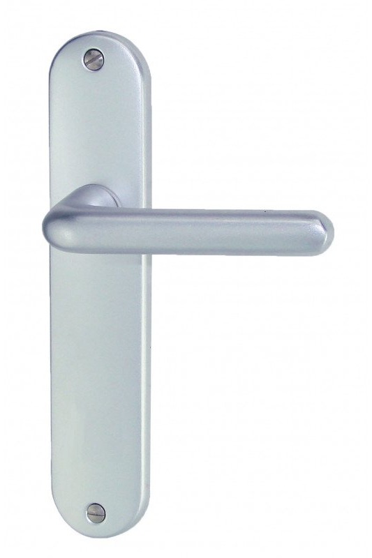 Poignées de porte DT2000 Tignes alu argent entraxe 165 mm