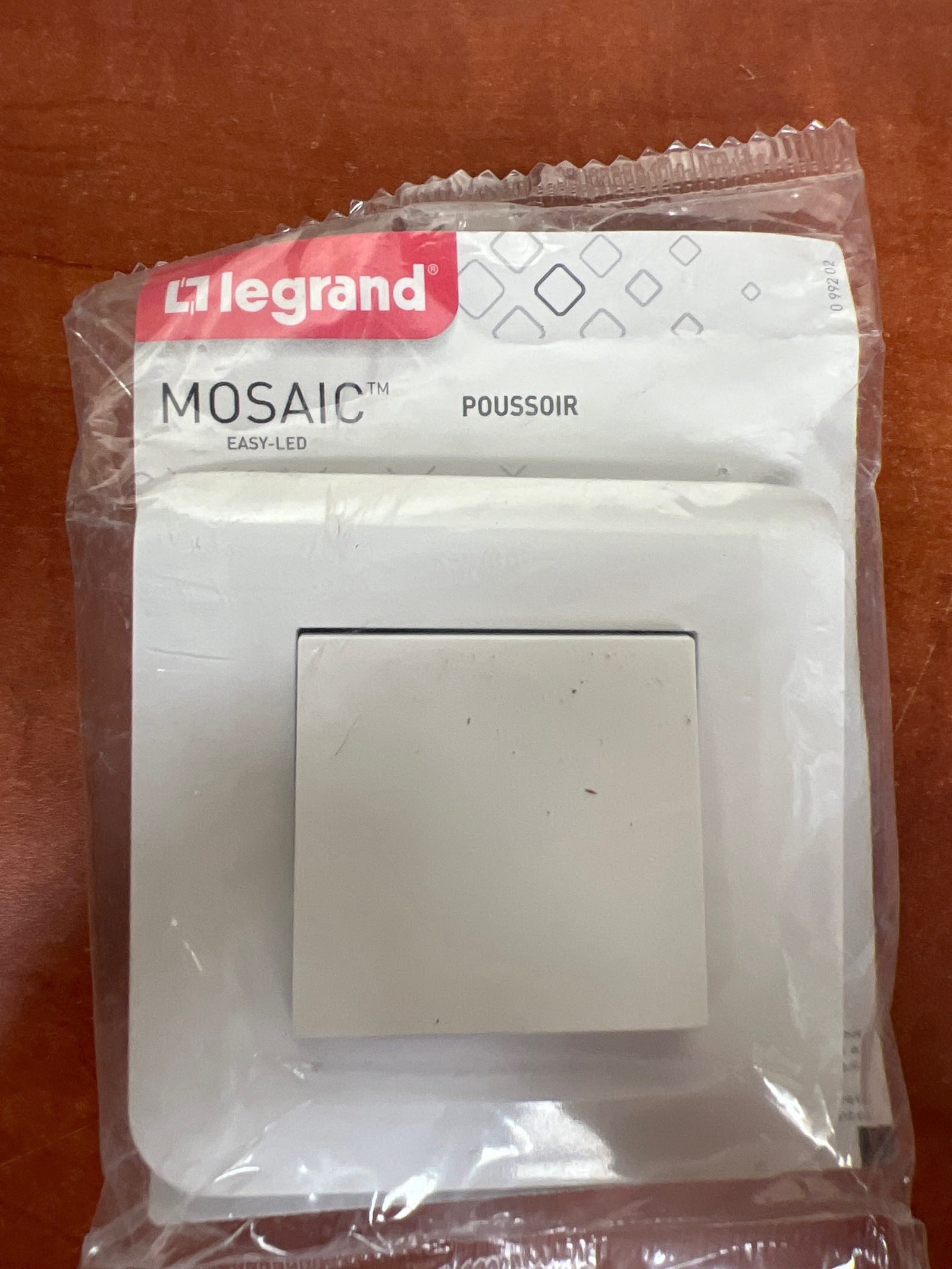 Legrand Mosaic poussoir Easy-LED
