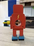 Casse-noix robot Suck UK en bois rouge déco vintage — photo 2