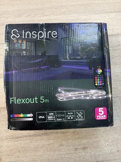 Ruban LED extérieur Inspire Flexout RGBW 5 m avec télécommande