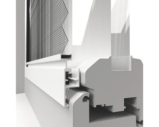 Windhager Expert moustiquaire plissée fenêtre 130 x 150 cm