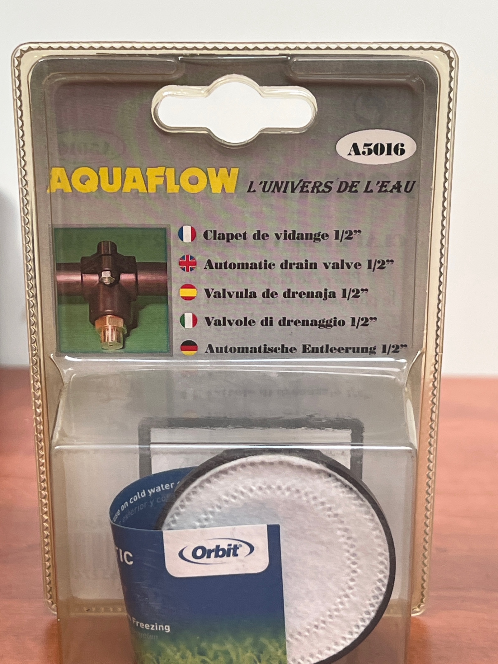 Aquaflow A5016 clapet de vidange automatique 1/2"