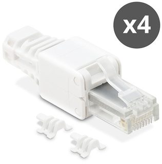 Metronic fiche RJ45 sans outil lot de 4