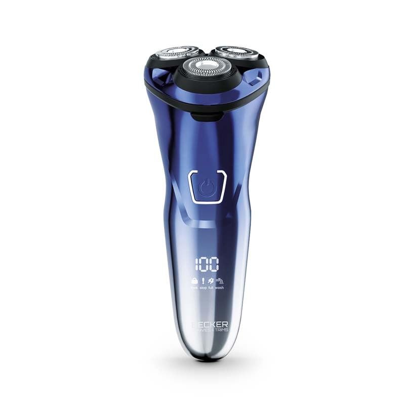 Rasoir à 3 Têtes Sans Fil Avec Lames Inox Shave Y Becker