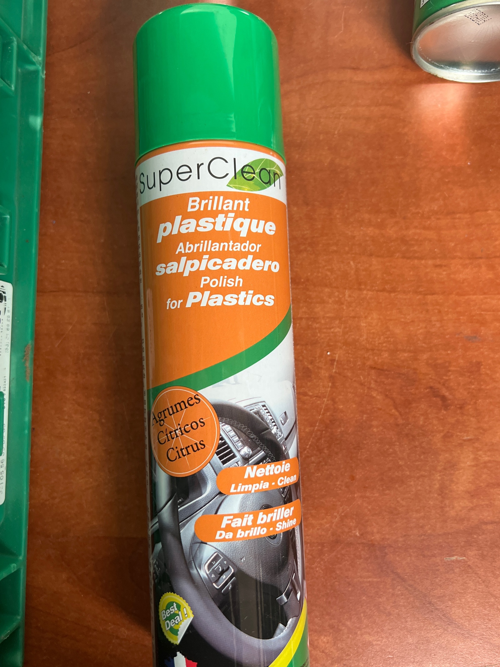 SuperClean Brillant plastique – Polish for Plastics (agrumes)