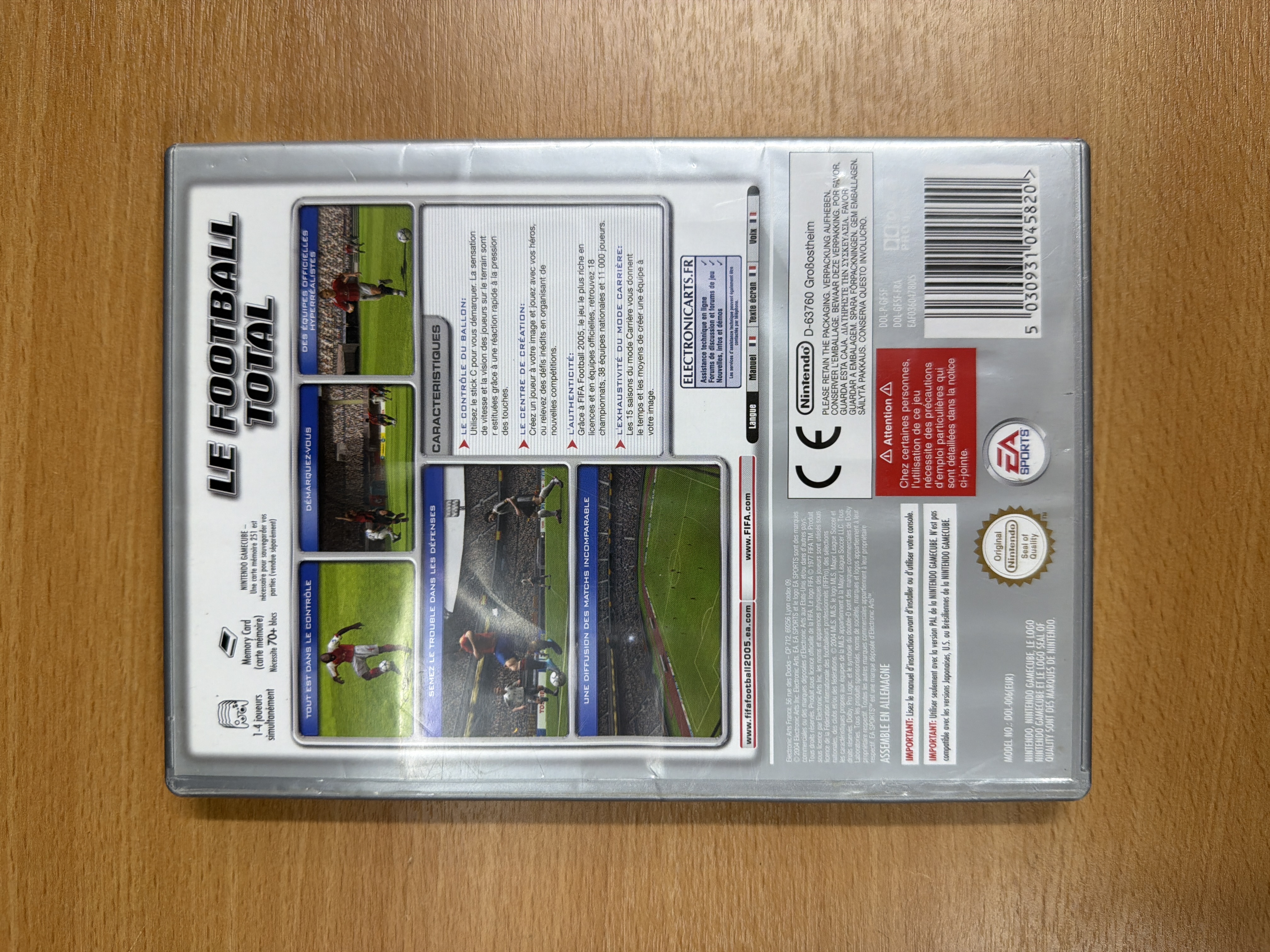 FIFA Football 2005 Nintendo GameCube PAL complet — photo 3