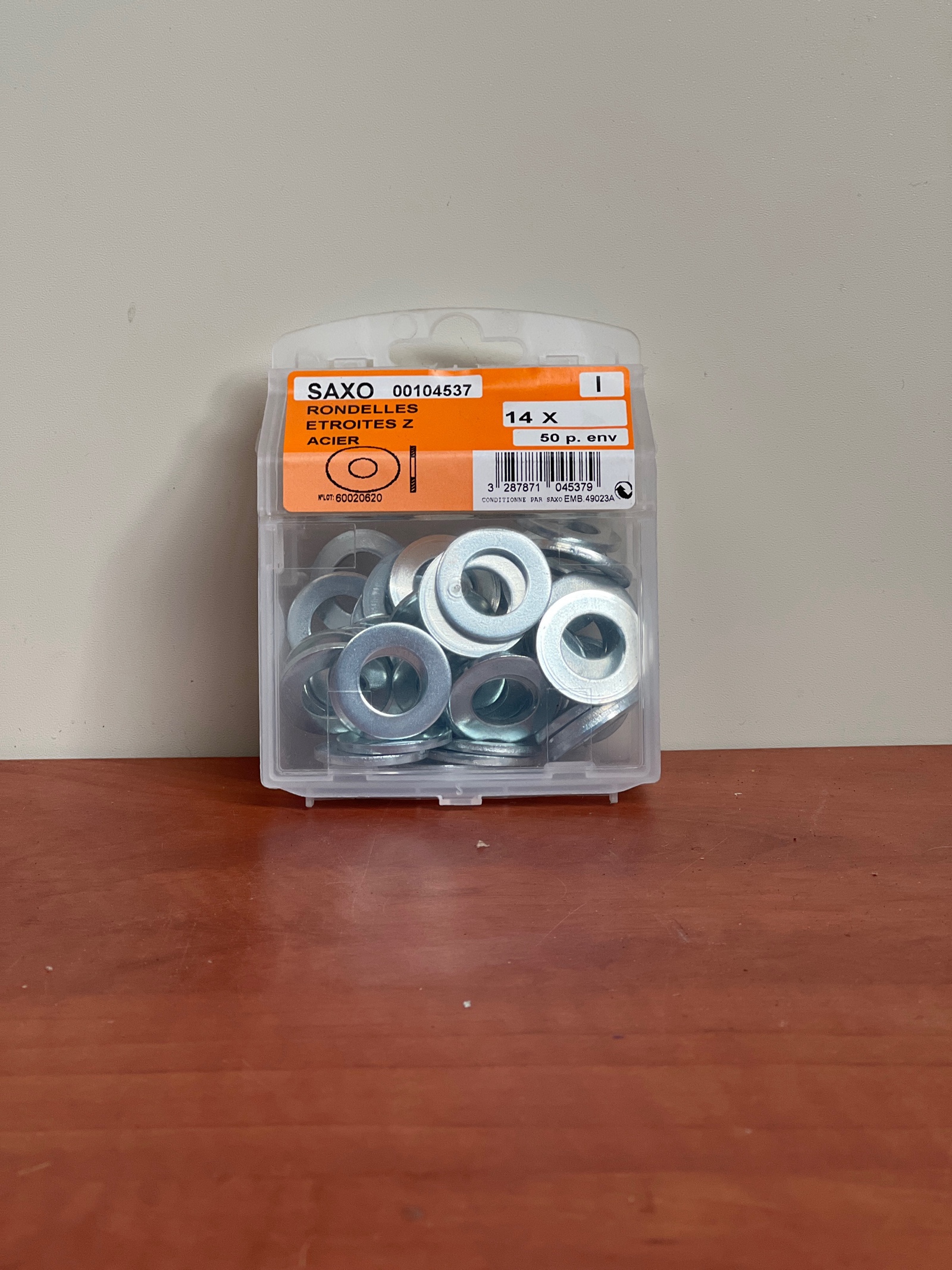 SAXO Rondelles plates Ø10 mm (x14) - boîte