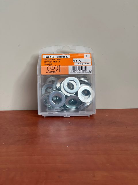 SAXO Rondelles plates Ø10 mm (x14) - boîte