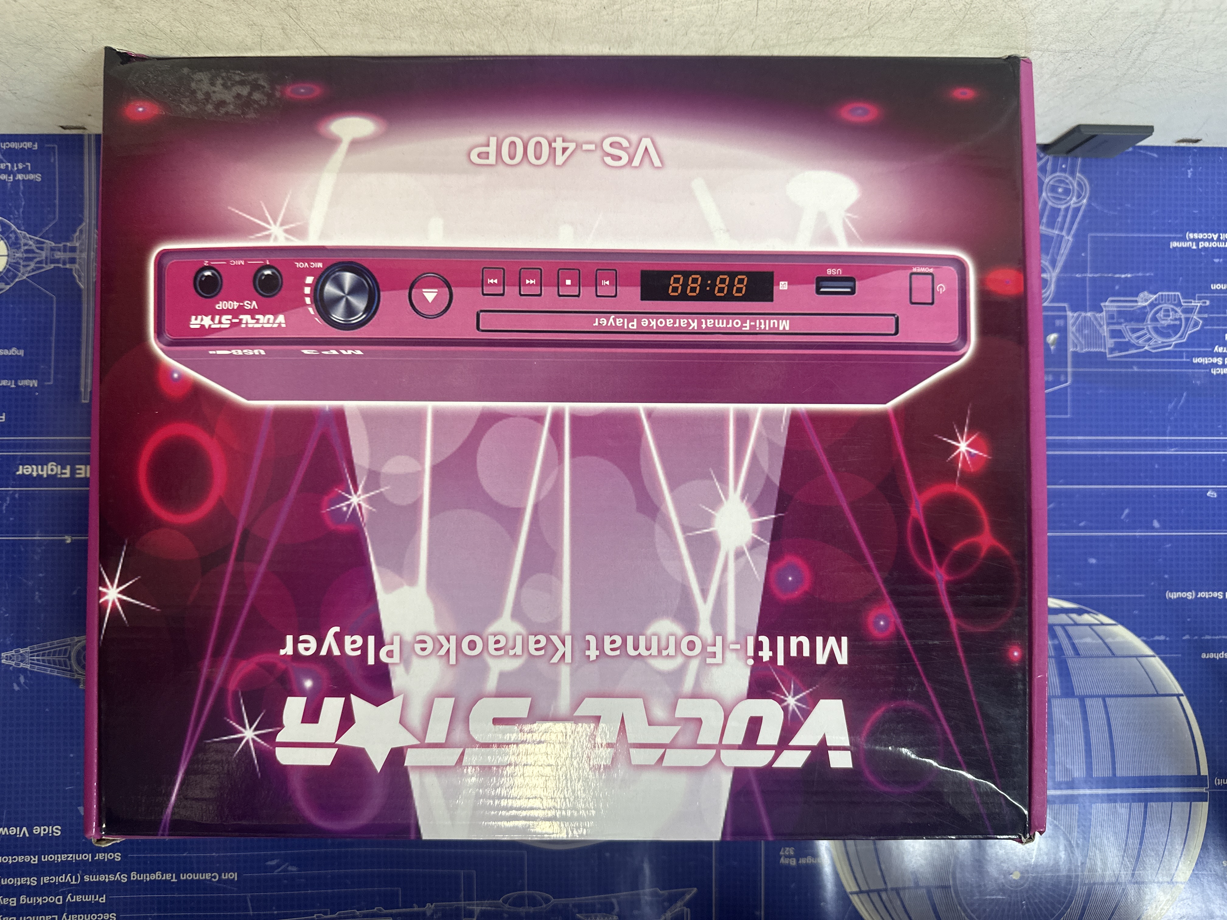 Vocal-Star VS-400P lecteur karaoké multi-format rose
