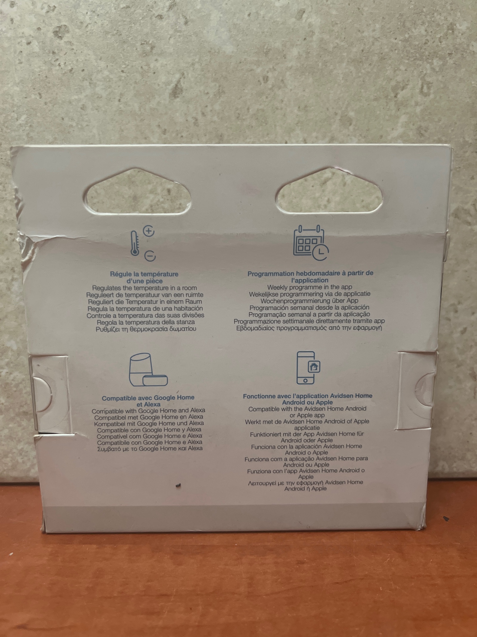 Thermostat connecté filaire Avidsen HomeFlow W pour chaudière et pompe à chaleur non réversible — photo 2