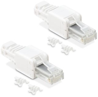 Metronic connecteur RJ45 Ethernet mâle, installation sans outil, compatible Cat 5e/6/6a/7