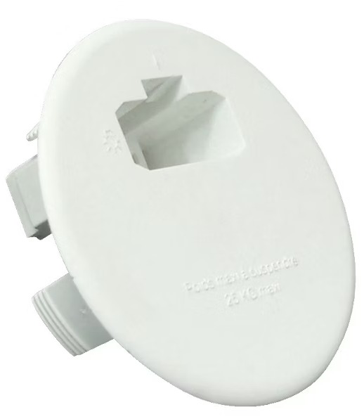 Zenitech couvercle rond DCL Ø 80 mm prise 2P+T