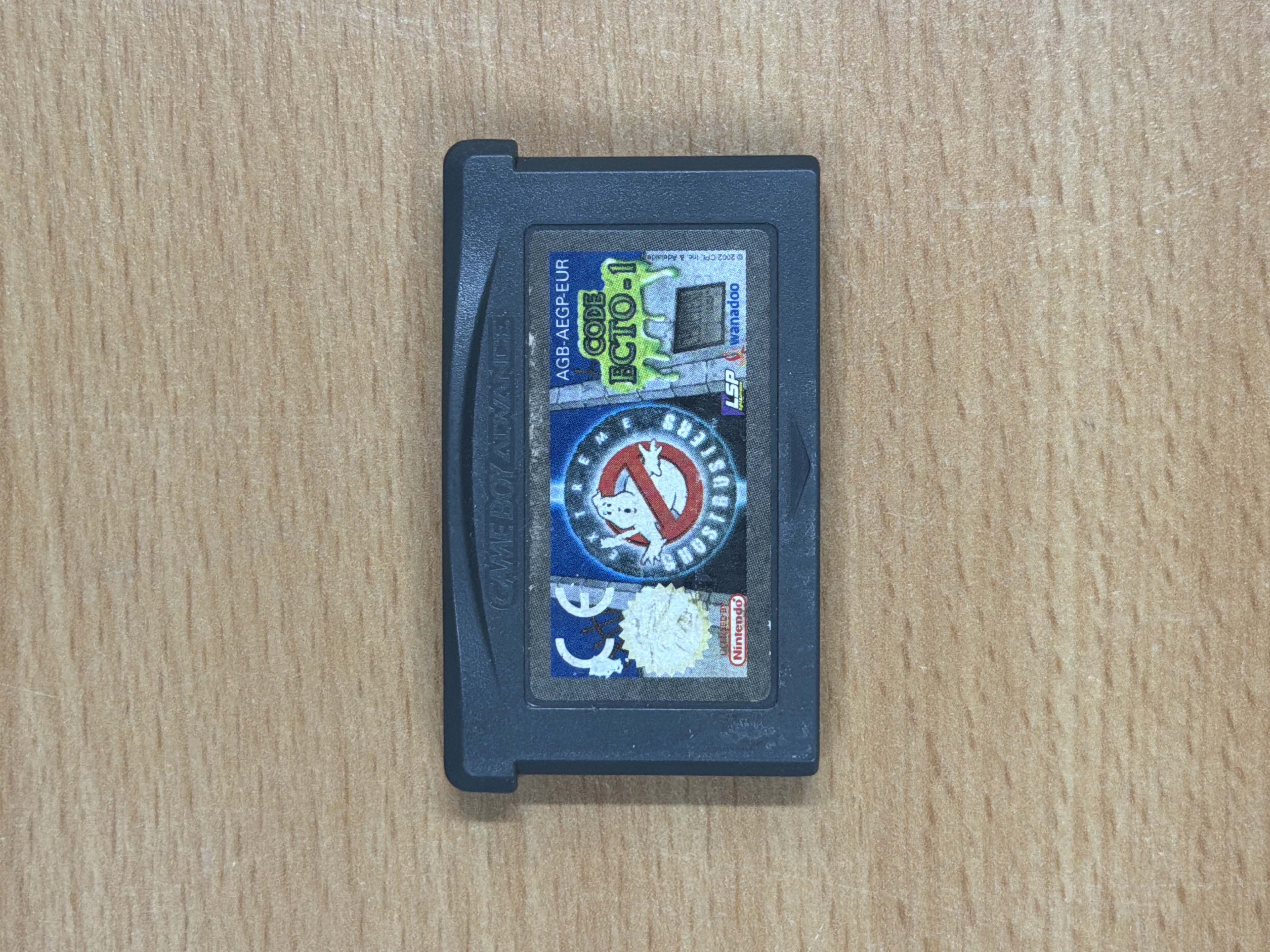 Jeu Ghostbusters sur Game Boy Advance