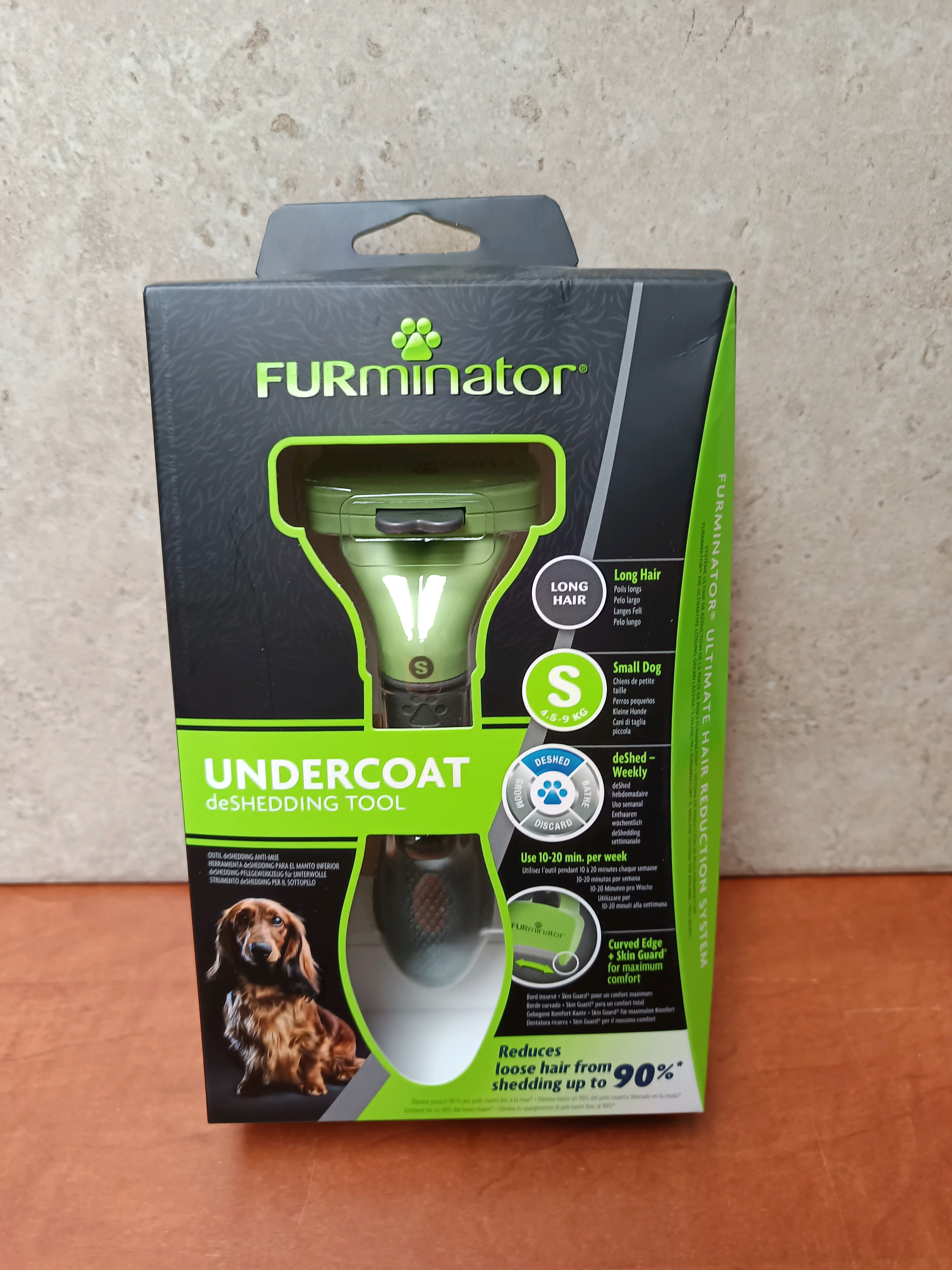 FURminator Undercoat deShedding Tool S pour petit chien à poil long