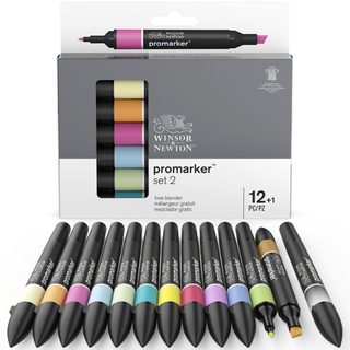 Set 12+1 marqueurs Winsor & Newton ProMarker Set 2