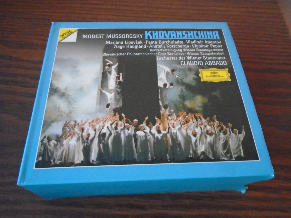 Moussorgski La Khovanchtchina coffret 3 CD Claudio Abbado