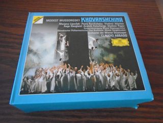 Moussorgski La Khovanchtchina coffret 3 CD Claudio Abbado